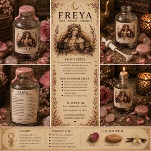 Freya Goddess Oil Candle
